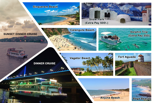 Goa Tour Package - Cruise Package (Exclude Hotel Stay)