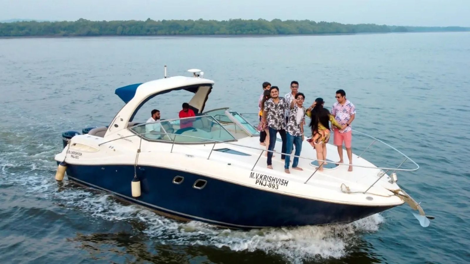 Discover Elegance on Water: Searay 330 Yacht in Goa